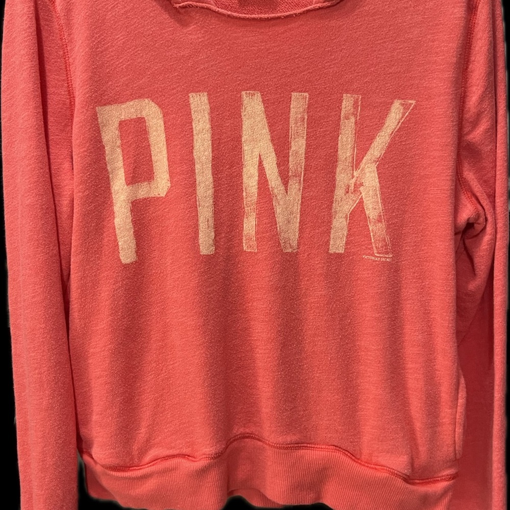 PINK Victoria's Secret Coral Hoodie